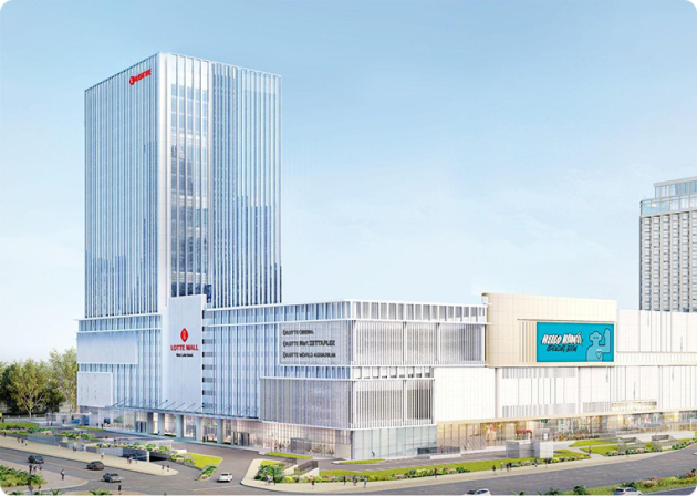 Thi công gói thầu LOTTE MART